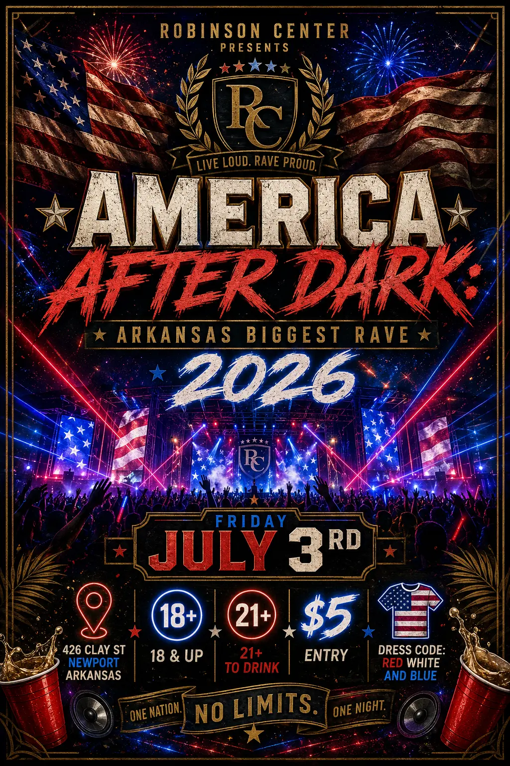 America After Dark flyer